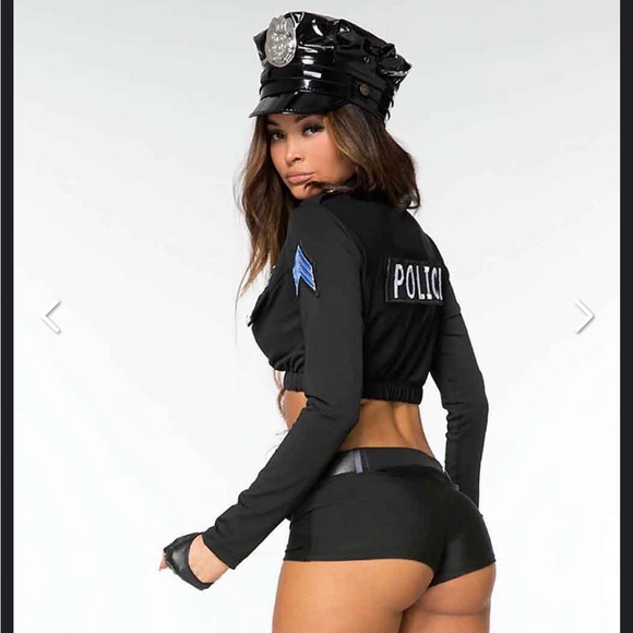 Music Legs Police Costume Size M/L - Picture 2 of 7